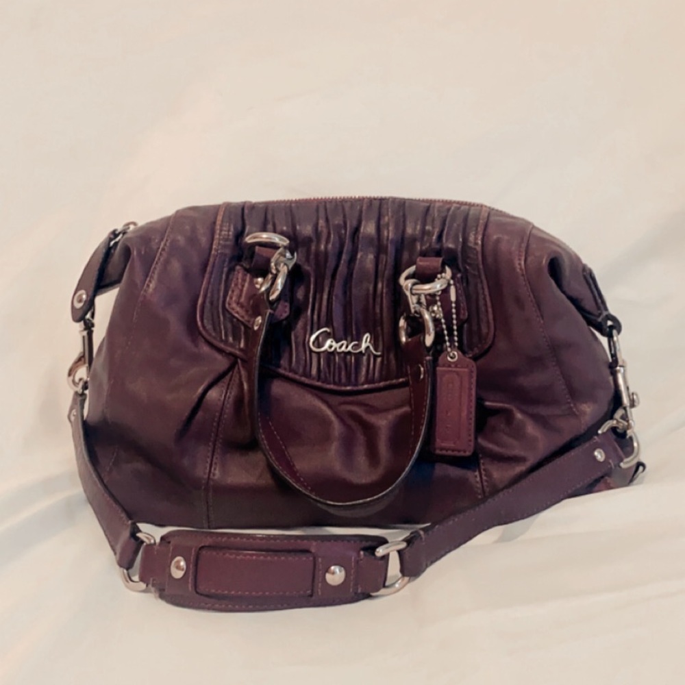 Coach RARE Ashley Gathered Satchel